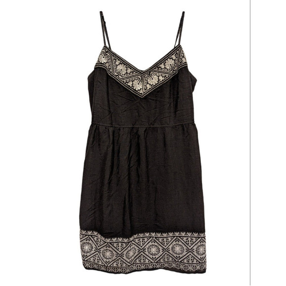 Three Hearts Dresses & Skirts - Three Pink Hearts Trixxi  Dress Womens Lrg Embroidered Babydoll Lined Mini